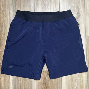 Fabletics Navy Lined Athletic Shorts Inseam 7” - Men L (?)